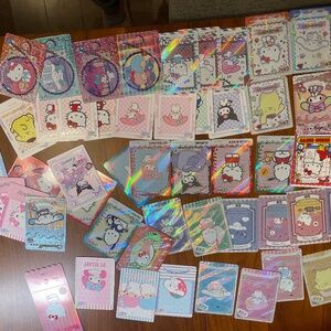 70 Sanrio Cards- Hello Kitty, My melody, kuromi, cinnamoroll, pochacco